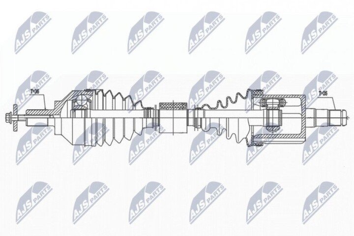 Піввісь NTY NPW-VV-139 (фото 1)