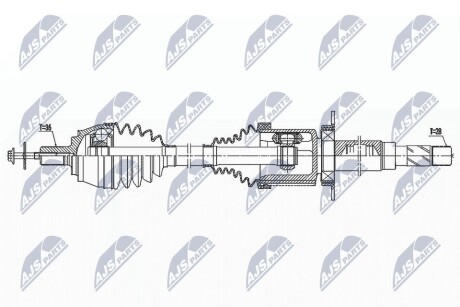 Полуось NTY NPW-VV-140 (фото 1)