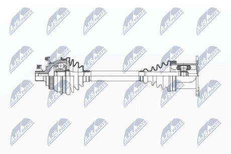 Піввісь NTY NPW-VW-036