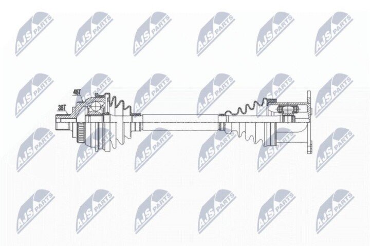 Полуось NTY NPW-VW-037 (фото 1)