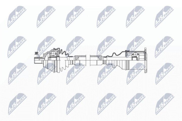 Полуось NTY NPW-VW-038 (фото 1)