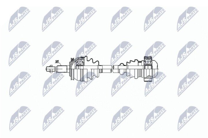 Піввісь NTY NPW-VW-048 (фото 1)