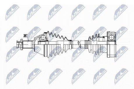 Полуось NTY NPW-VW-055