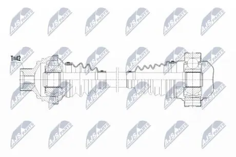 Полуось NTY NPW-VW-079