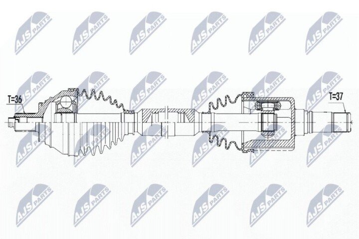 Піввісь NTY NPW-VW-083 (фото 1)