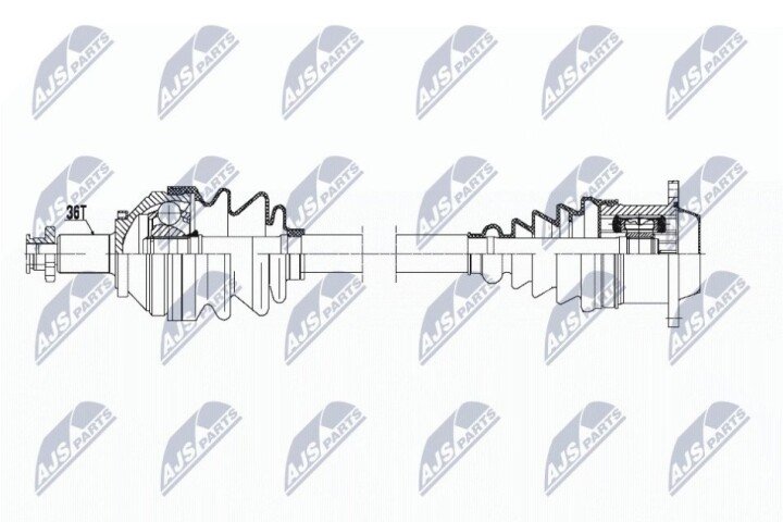 Піввісь NTY NPW-VW-147 (фото 1)