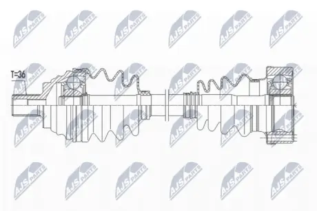 Полвось - skoda yeti 4wd 09-17, audi tt 2.0tdi,2.0tfsi,2.0tts quattro 08-14 NTY NPWVW161