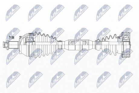 Полуось NTY NPW-VW-162 (фото 1)