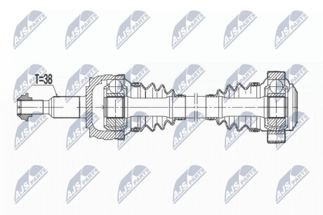 Полуось NTY NPW-VW-177