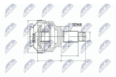 Шарнир равных угловых скоростей NTY NPZ-BM-002