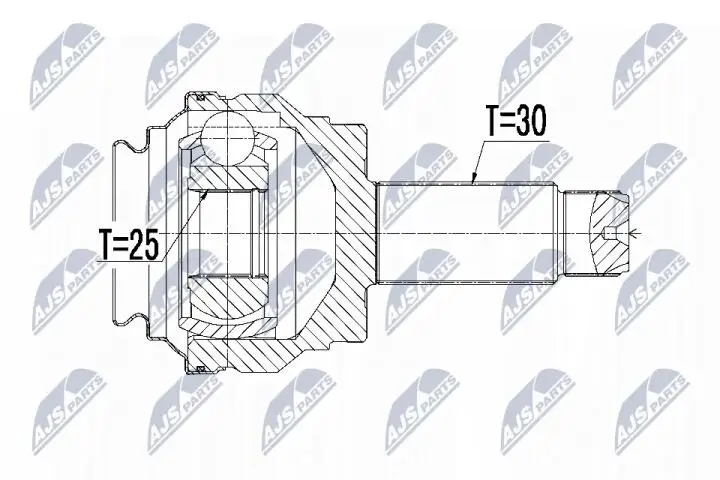Фото 1 - Шарнир равных угловых скоростей NTY NPZ-BM-014 Шарнир равных угловых скоростей NTY NPZ-BM-014 (фото 1)