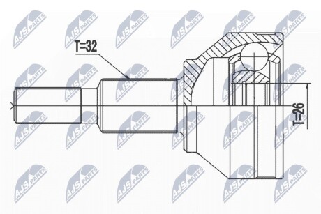 Шарнир равных угловых скоростей NTY NPZ-CH-031