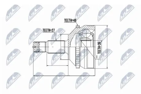 Шарнир равных угловых скоростей NTY NPZ-CT-004