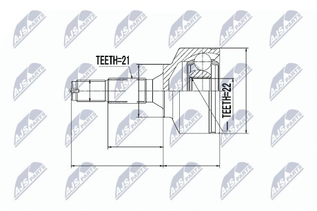 Шарнир равных угловых скоростей NTY NPZ-CT-011