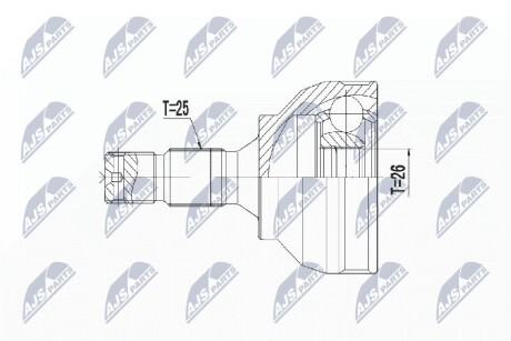 Шарнір рівних кутових швидкостей NTY NPZ-CT-022