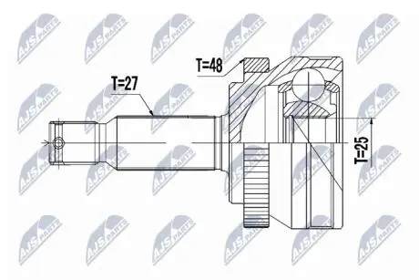Шарнир равных угловых скоростей NTY NPZ-HY-517