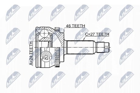 Шарнір рівних кутових швидкостей NTY NPZ-KA-359