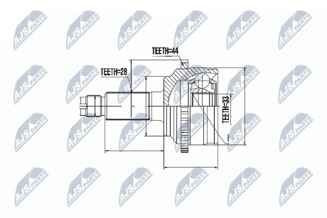 Шарнир равных угловых скоростей NTY NPZ-MZ-054