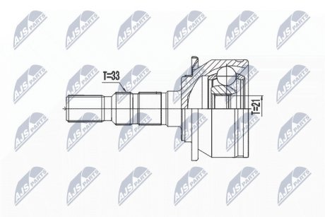 Шарнір рівних кутових швидкостей NTY NPZ-PL-035