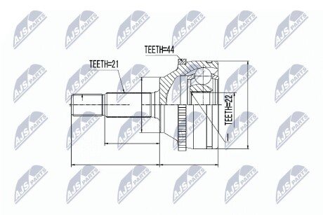 Шарнир равных угловых скоростей NTY NPZ-RE-010