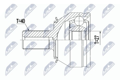 Шарнир равных угловых скоростей NTY NPZ-VV-026