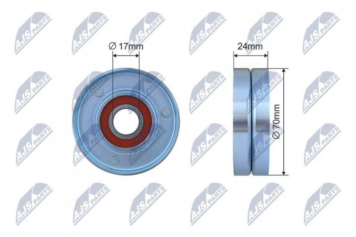 Ролик потічкового ременя NTY RNK-AU-067 (фото 1)
