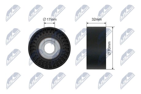 Ролик потічкового ременя NTY RNK-BM-055