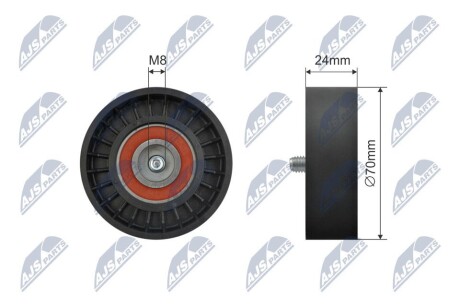 Ролик потічкового ременя NTY RNK-CH-057