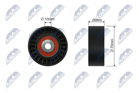 Ролик потічкового ременя NTY RNK-FR-058