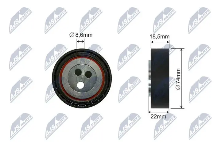 Ролик ручейкового ремня NTY RNK-FT-020 (фото 1)