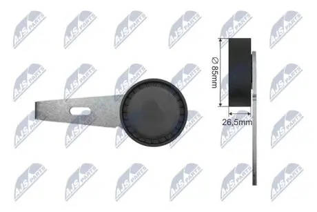 РОЛИК РУЧЕЙКОВОГО РЕМЕНЯ | FIAT DUCATO 94-05, SCUDO 96-06, ULYSSE 94-02, CITROEN JUMPY 99-06 NTY RNK-FT-022