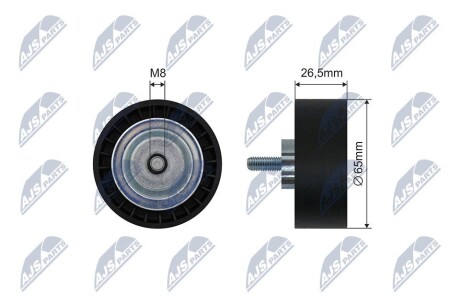 Ролик ручейкового ремня NTY RNK-ME-062