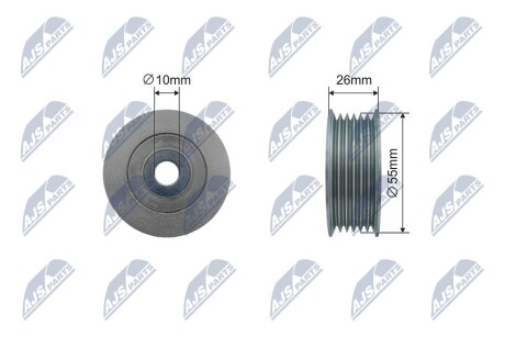 Ролик потічкового ременя NTY RNK-PE-011