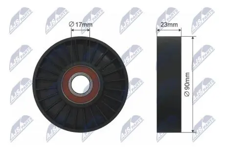 Ролик потічкового ременя NTY RNK-SA-000