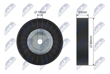 Ролик потічкового ременя NTY RNK-SU-012
