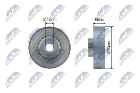 Ролик потічкового ременя NTY RNK-SU-017