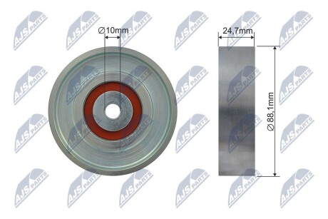 Ролик потічкового ременя NTY RNK-TY-040