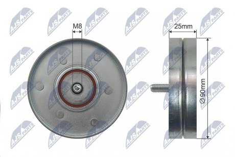 Ролик ручейкового ремня NTY RNK-VW-021