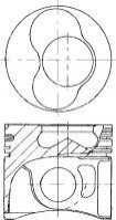 Поршень NURAL 87-114900-20