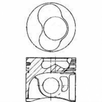 Поршень NURAL 87-114907-30