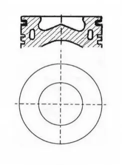 Поршень NURAL 87-432900-00