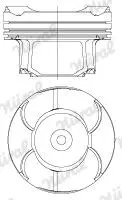 Поршень NURAL 87-434600-00