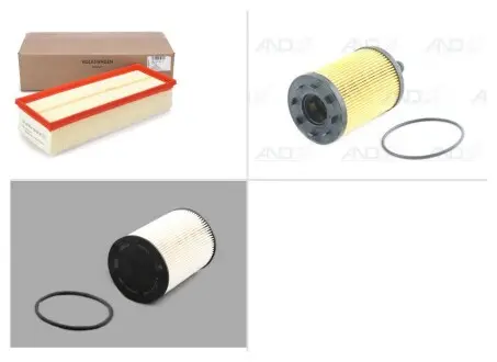 Комплект замены фильтров Skoda (Шкода) Octavia (Октавия) 1.9 TDI BKC, BJB, BLS, BXE OEM ТО-0000095