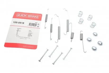 Комплектуючі, гальмівна колодка OJD (QUICK BRAKE) 105-0618