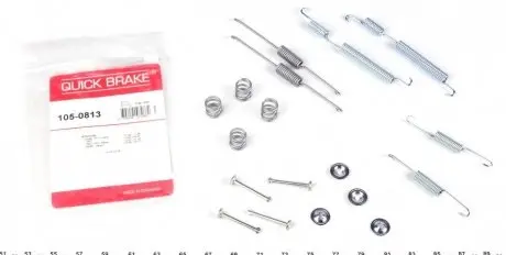 Комплектующие, тормозная колодка OJD (QUICK BRAKE) 105-0813