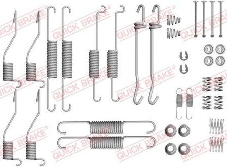 Ремкомплект барабанних колодок OJD (QUICK BRAKE) 105-0852