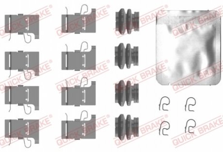 Комплектуючі, колодки дискового гальма OJD (QUICK BRAKE) 109-0084