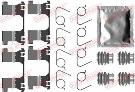 Комплектуючі, колодки дискового гальма OJD (QUICK BRAKE) 109-0091 (фото 1)