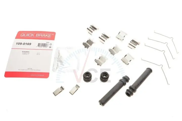 Планка суппорта (переднего) прижимная mitsubishi eclipse/outlander iii 17-(к-кт) OJD (QUICK BRAKE) 109-0169 (фото 1)