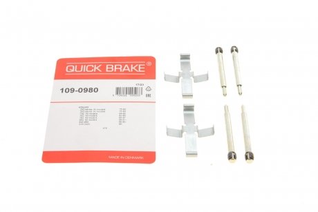 Комплектующие, колодки дискового тормоза OJD (QUICK BRAKE) 109-0980 (фото 1)